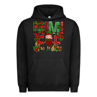 Pigment Black Mimi Elf with Knitting Christmas Urban Hoodie - BundleAndBundleShop