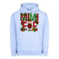 Pigment Grape Ice Mimi Elf with Knitting Christmas Urban Hoodie - BundleAndBundleShop