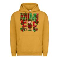Pigment Peanut Butter Mimi Elf with Knitting Christmas Urban Hoodie - BundleAndBundleShop