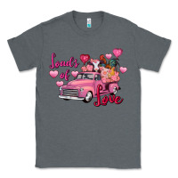Charcoal Heather loads of love valentine's day farm truck Classic Tee - FaDigitalArtStudio