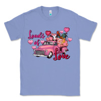 Colony Blue loads of love valentine's day farm truck Classic Tee - FaDigitalArtStudio