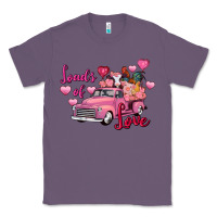 Lavender loads of love valentine's day farm truck Classic Tee - FaDigitalArtStudio