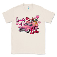 Natural loads of love valentine's day farm truck Classic Tee - FaDigitalArtStudio