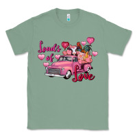 Sage loads of love valentine's day farm truck Classic Tee - FaDigitalArtStudio