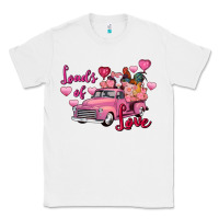 White loads of love valentine's day farm truck Classic Tee - FaDigitalArtStudio