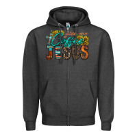 Charcoal Heather give me coffee jesus Zipper Hoodie - RacoonDesign
