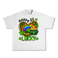 Lunar Rock Happy Go Lucky Pot Of Gold And Rainbow Heart Urban Heavy Tee - RanaPortraitStore