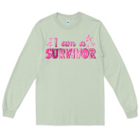 Matcha I Am a Survivor Breast Cancer Long Sleeve Tee - texasbilliewilder