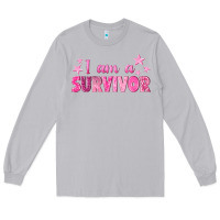 Moon Dust I Am a Survivor Breast Cancer Long Sleeve Tee - texasbilliewilder