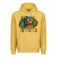 Antique Gold long live cowgirls Premium Hoodie - NancyCooperArtShop