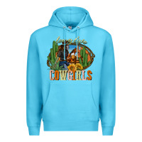 Ocean Blue long live cowgirls Premium Hoodie - NancyCooperArtShop
