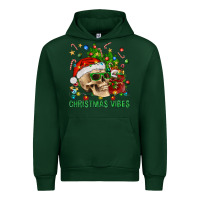 Forest Green Christmas Vibes Urban Hoodie - BundleAndBundleShop