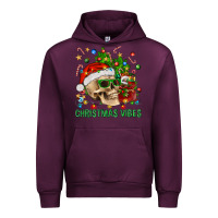 Mauve Wine Christmas Vibes Urban Hoodie - BundleAndBundleShop