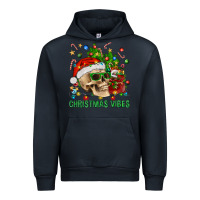 Navy Christmas Vibes Urban Hoodie - BundleAndBundleShop