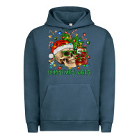 Pigment Midnight Navy Christmas Vibes Urban Hoodie - BundleAndBundleShop