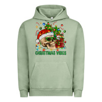 Pigment Oil Green Christmas Vibes Urban Hoodie - BundleAndBundleShop