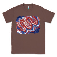 Chestnut Patriotic tie dye background Classic Tee - CowGirlArtShop
