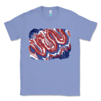 Colony Blue Patriotic tie dye background Classic Tee - CowGirlArtShop