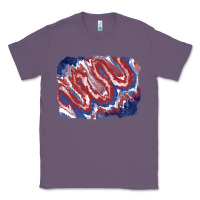 Lavender Patriotic tie dye background Classic Tee - CowGirlArtShop