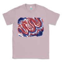 Lilac Patriotic tie dye background Classic Tee - CowGirlArtShop