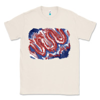 Natural Patriotic tie dye background Classic Tee - CowGirlArtShop
