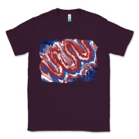 Plum Patriotic tie dye background Classic Tee - CowGirlArtShop