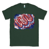 Sports Green Patriotic tie dye background Classic Tee - CowGirlArtShop