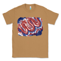 Toasted Coconut Patriotic tie dye background Classic Tee - CowGirlArtShop