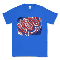 Patriotic Tie Dye Background Classic Tee | Teevron