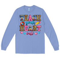 Colony Blue teach your heart out Long Sleeve Tee - Zillion Design Studio