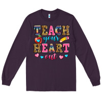 Plum teach your heart out Long Sleeve Tee - Zillion Design Studio
