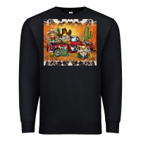 Black western gnome truck Premium Sweatshirt - BarkalooDesign