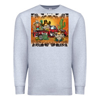 Heather Grey western gnome truck Premium Sweatshirt - BarkalooDesign