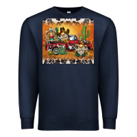 Navy western gnome truck Premium Sweatshirt - BarkalooDesign