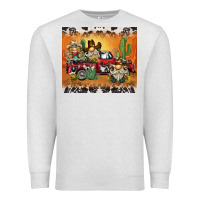 Oatmeal Heather western gnome truck Premium Sweatshirt - BarkalooDesign