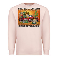 Pale Pink western gnome truck Premium Sweatshirt - BarkalooDesign
