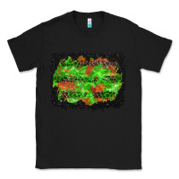 Black halloween leopard lines background Classic Tee - BundleAndBundleShop