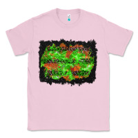 Bubblegum Pink halloween leopard lines background Classic Tee - BundleAndBundleShop