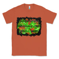 Copper halloween leopard lines background Classic Tee - BundleAndBundleShop