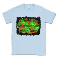 Dusty Blue halloween leopard lines background Classic Tee - BundleAndBundleShop