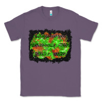 Lavender halloween leopard lines background Classic Tee - BundleAndBundleShop