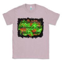 Lilac halloween leopard lines background Classic Tee - BundleAndBundleShop