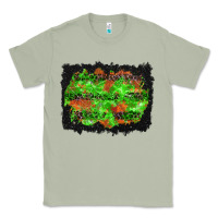 Matcha halloween leopard lines background Classic Tee - BundleAndBundleShop
