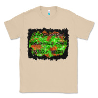 Mushroom halloween leopard lines background Classic Tee - BundleAndBundleShop