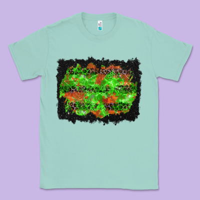 Halloween Leopard Lines Background Classic Tee Designed By Bundleandbundleshop