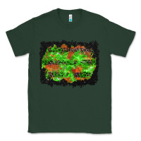 Sports Green halloween leopard lines background Classic Tee - BundleAndBundleShop