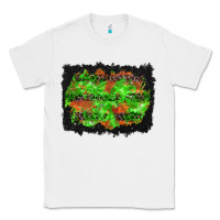 White halloween leopard lines background Classic Tee - BundleAndBundleShop