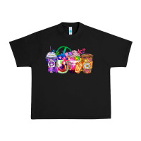 Black hippie coffee cups Urban Heavy Tee - Zillion Design Studio