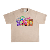 French Oak hippie coffee cups Urban Heavy Tee - Zillion Design Studio