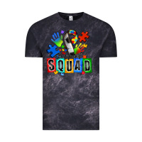 Cloud Black soccer support squad autism Vintage Tee - Zillion Design Studio
